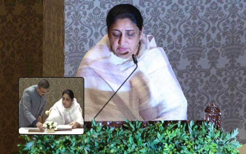 سنیترا پوار نے مہاراشٹر کی پہلی خاتون نائب وزیراعلیٰ کے طور پرلیاحلف